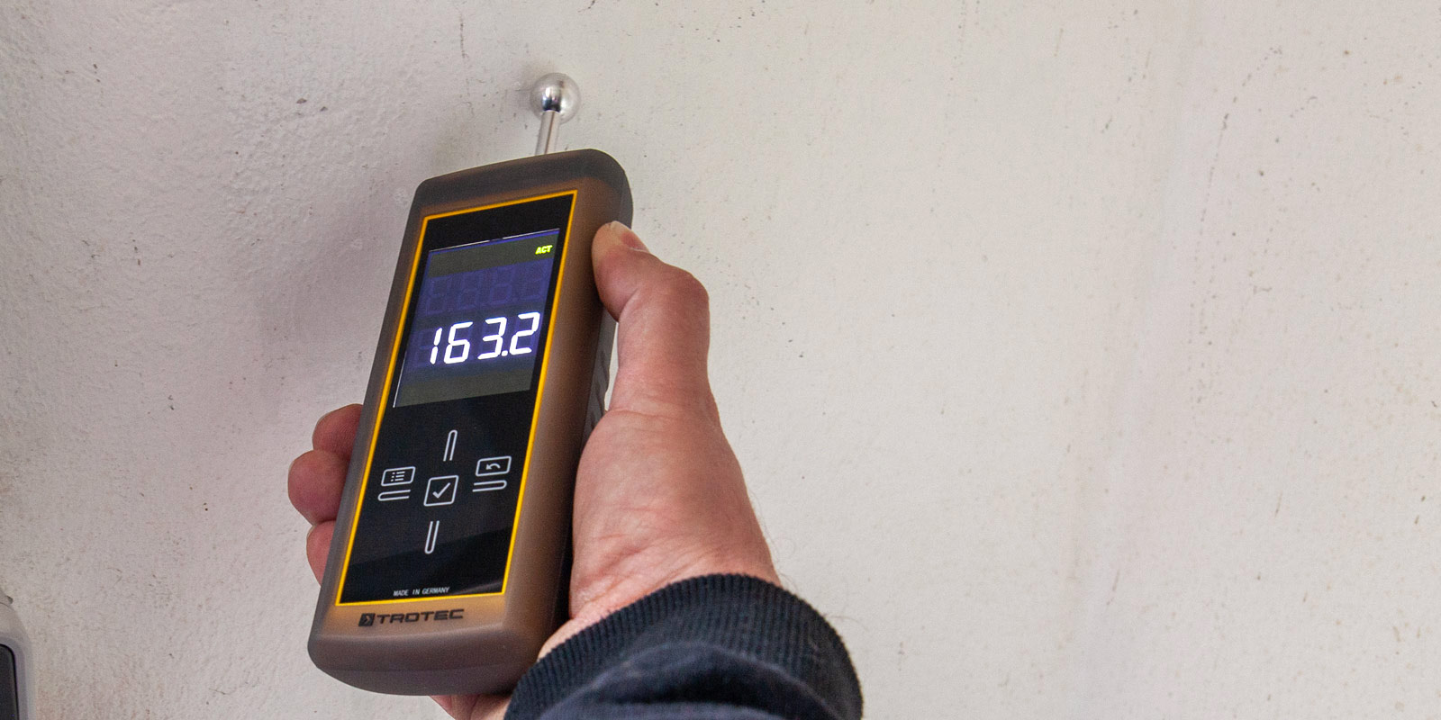 Feuchtigkeitsmessung nach Protokoll