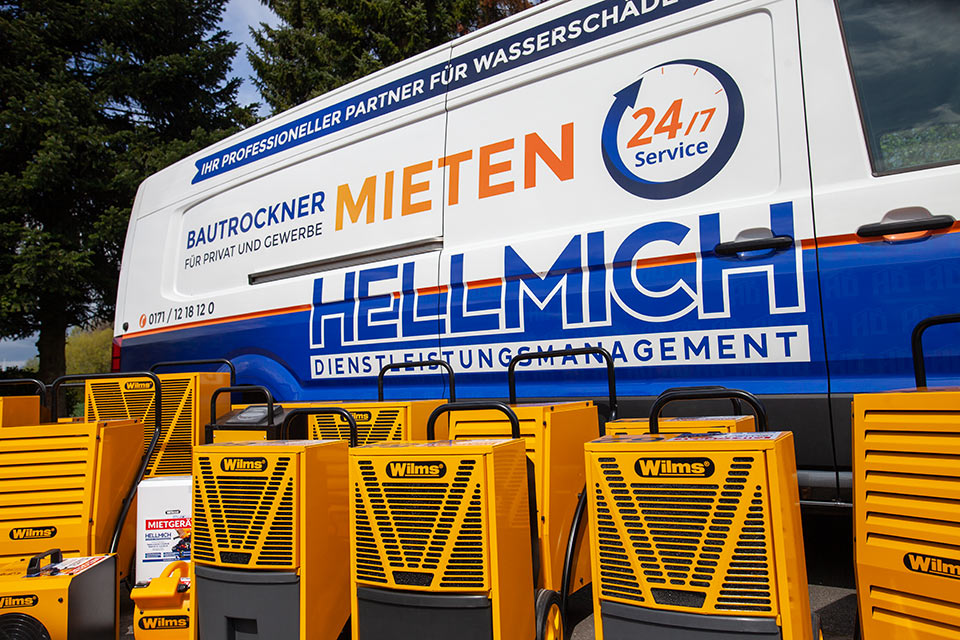 Hellmich Bautrockner Verleih und Mietservice